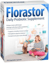 Florastor Daily Probiotic Supplement - 100 Capsules