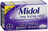 Midol Long Lasting Relief - 20 Caplets