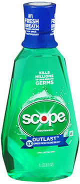 Scope Outlast Mouthwash Long Lasting Mint - 33.8 oz