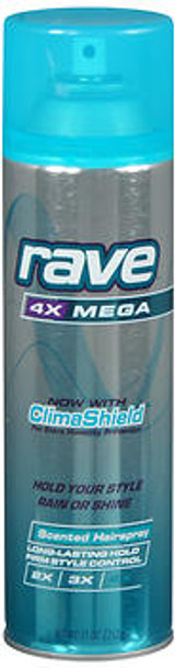 Rave 4X Mega Hairspray Scented - 11 oz