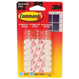 Command Adhesive Decorating Clips, Clear, Decorator - 1 Pkg