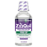 ZzzQuil Nighttime Sleep-Aid Liquid Soothing Mango Berry Alcohol Free - 12 oz