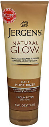 Jergens Natural Glow Daily Moisturizer Lotion Medium to Tan Skin Tones - 7.5 oz