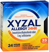 Xyzal Allergy 24 Hour - 35 Tablets