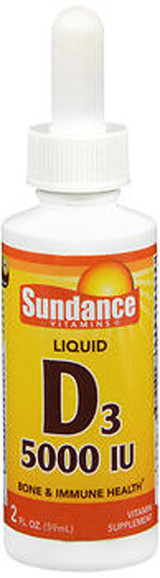 Sundance Vitamins D3 5000 IU Liquid - 2 oz