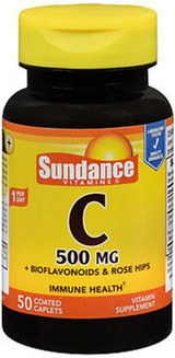 Sundance Vitamins Vitamin C 500 mg - 50 Coated Caplets