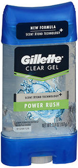 Gillette Anti-Perspirant/Deodorant Clear Gel Power Rush - 3.8 oz