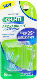 GUM Go-Betweens Proxabrush Refills Tight - 8 ct