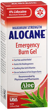 Alocane Emergency Burn Gel - 2.5 oz