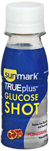 Sunmark TRUEplus Glucose Shot Pomegranate - 2 oz, 6 pack