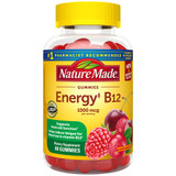 Nature Made Energy B12 1000 mcg per Serving Dietary Supplement Adult Gummies Cherry & Wild Berries - 80 ct