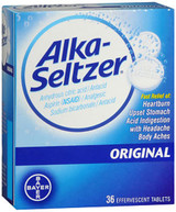 Alka-Seltzer Effervescent Tablets Original - 36 ea.