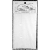 Iron-On Mending Fabric, White, 6.5"X14" - 1 Pkg