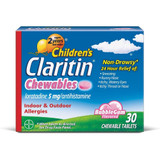 Claritin Children's 24 Hour Allergy Chewable Tablets Bubble Gum Flavored - 30 ct