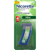 Nicorette Stop Smoking Aid Mini Lozenges 4 mg Mint - 20 ct