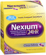 Nexium 24HR Capsules Clear Minis - 14 ct