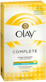 Olay Complete All Day Moisturizer With Sunscreen Broad Spectrum SPF 15 Sensitive - 6 oz