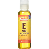 Sundance Vitamins Vitamin E Oil 30,000 IU Skin Care Oil Lemon Scented - 4 oz