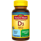 Nature Made Vitamin D3 5000 IU - 90 Liquid Softgels