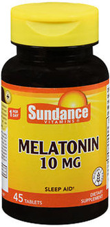 Sundance Vitamins Melatonin 10 mg - 45 Tablets