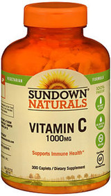 Sundown Naturals Vitamin C 1000 mg Dietary Supplement Caplets - 300 ct