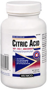 Humco Citric Acid USP - 4 oz
