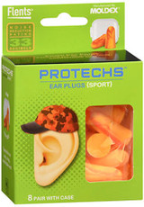 Flents Protechs Ear Plugs Sport - 8 pairs