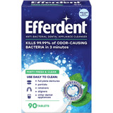 Efferdent Fresh & Clean Anti-Bacterial Denture Cleanser Tablets - 90 ct