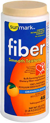 Sunmark Fiber Laxative Smooth Texture Orange Flavor - 20.3 oz