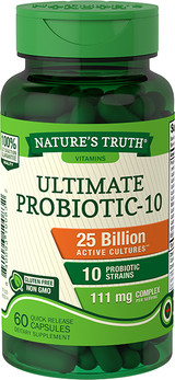 Nature's Truth Ultimate Probiotic-10 111 mg Quick Release Capsules - 60 ct
