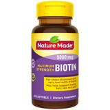 Nature Made Biotin 5000 mcg - 50 Liquid Softgels