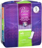 Poise Liners Very Light Absorbency Long Length - 6 pks of 44