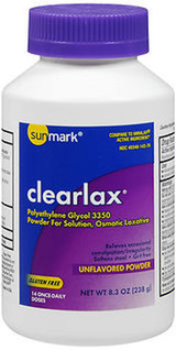 Sunmark Clearlax Powder, Unflavored - 8.3 oz