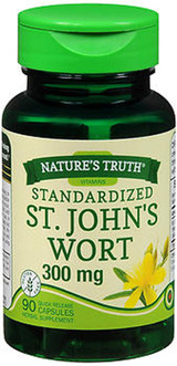 Nature's Truth Standardized St. John's Wort 300 mg Quick Release Capsules - 90ct