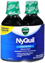 Vicks NyQuil Cold & Flu Nighttime Relief Liquid - 24 oz