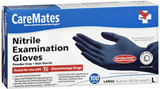 CareMates Nitrile Examination Gloves Powder-Free Large - 100ct