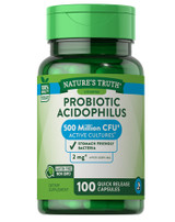 Nature's Truth Probiotic Acidophilus 500 Million CFU Quick Release Capsules - 100 ct