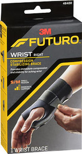 Futuro Compression Stabilizing Wrist Brace Right Moderate Support S/M 48400 - 1 each