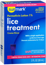 Sunmark Lice Treatment Creme Rinse - 2 oz
