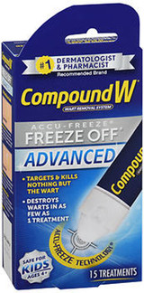 Compound W Freeze Off Advanced Wart Removal System - 15 Treatments