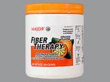 Major Fiber Therapy Powder, Orange Flavor - 16 oz