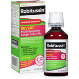 Robitussin Severe Multi-Symptom Cough Cold + Flu Liquid - 8 oz