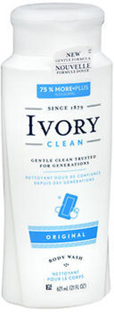 Ivory Clean & Simple Scented Body Wash Original - 21 oz