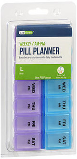 Ezy Dose 7-Day AM/PM Pill Reminder Large #67471 - 1 Each