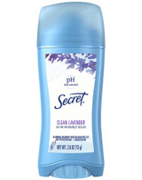 Secret Anti-Perspirant Deodorant Invisible Solid Clean Lavender - 2.6 oz