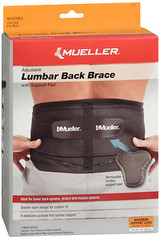 Mueller Sport Care Adjustable Lumbar Back Brace One Size  - 1 Each