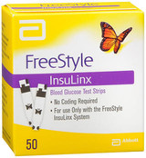 FreeStyle InsuLinx Blood Glucose Test Strips - 50 ct