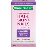 Nature's Bounty Optimal Solutions Extra Strength Hair, Skin & Nails Rapid Release - 150 Liquid Softgels