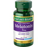 Nature's Bounty Dual Spectrum Melatonin 5 mg Bi-Layer - 60 Tablets