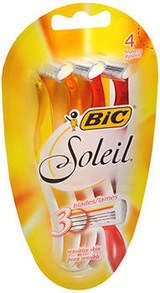 Bic Soleil Triple Blade Shavers For Women Sensitive Skin - 4 ct